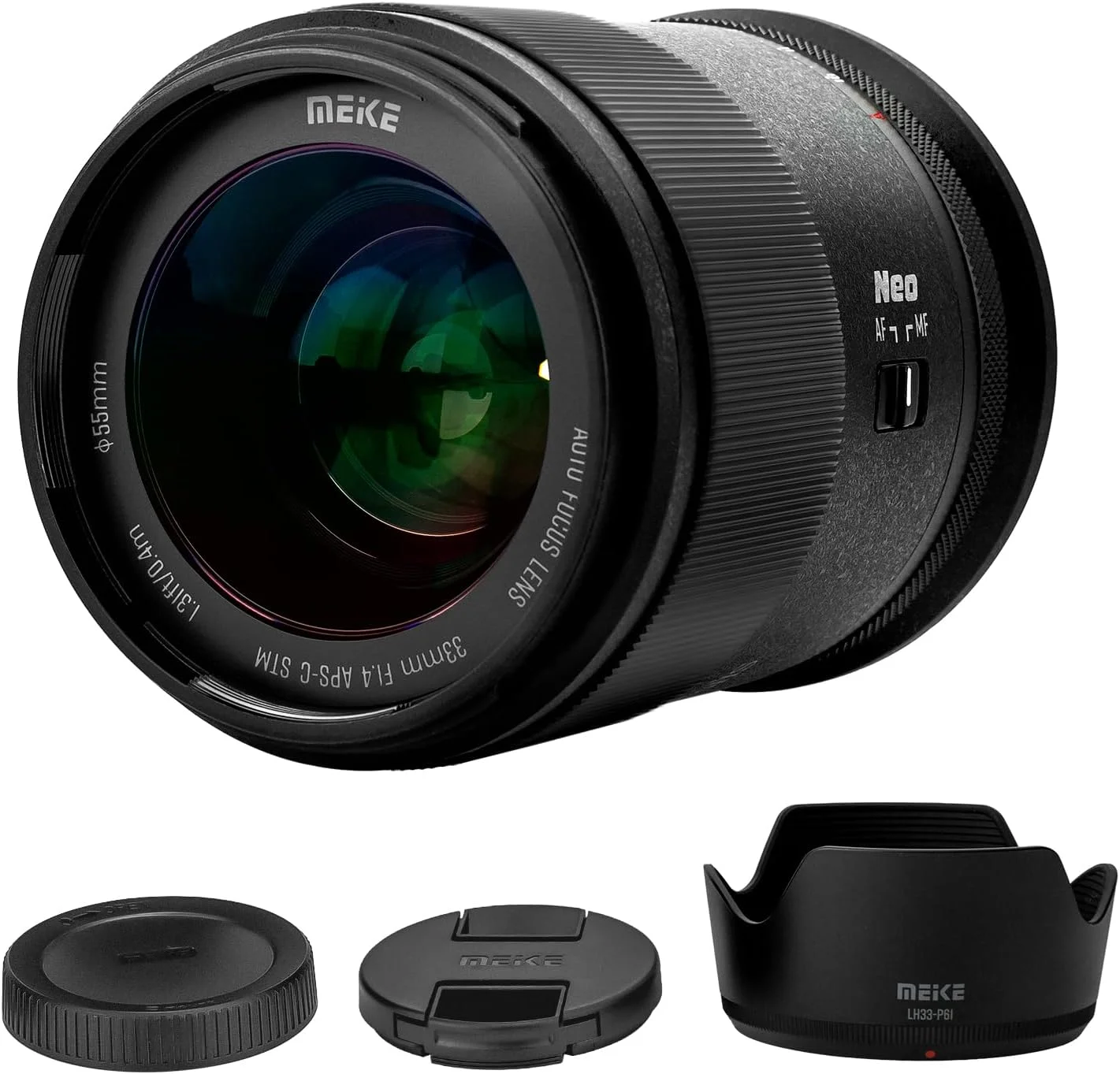 لنز فوکوس خودکار Meike 33mm F1.4 برای دوربین های نیکون با مانت Z، لنز پرایم با دیافراگم باز و موتور پله ای STM، سازگار با Z50/Z50II/Z30/Zfc