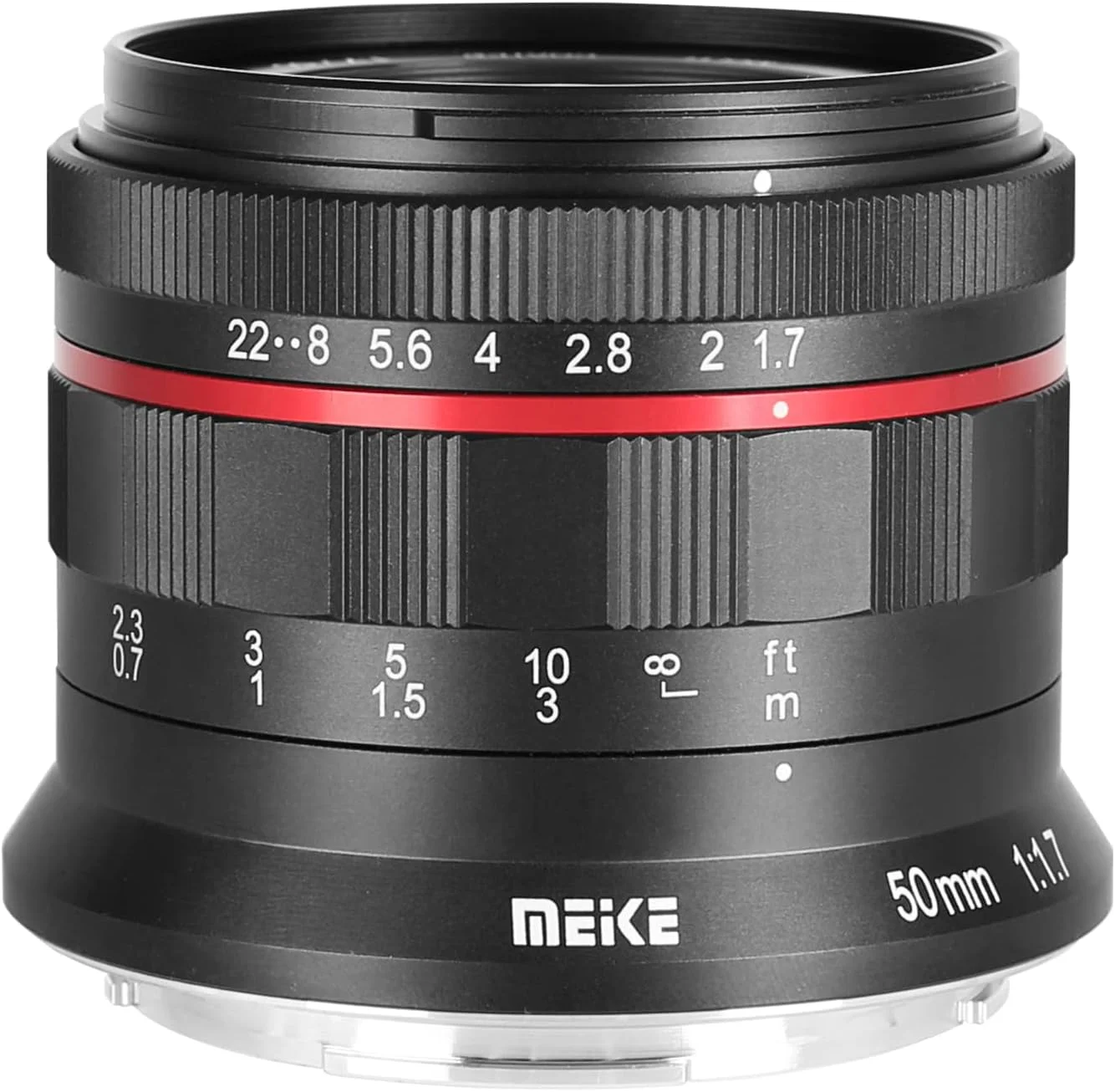 لنز پرایم 50mm F1.7 فول فریم با فوکوس دستی Meike سازگار با دوربین های Z Mount مدل های Z5 Z6 Z7 Z30 Z50