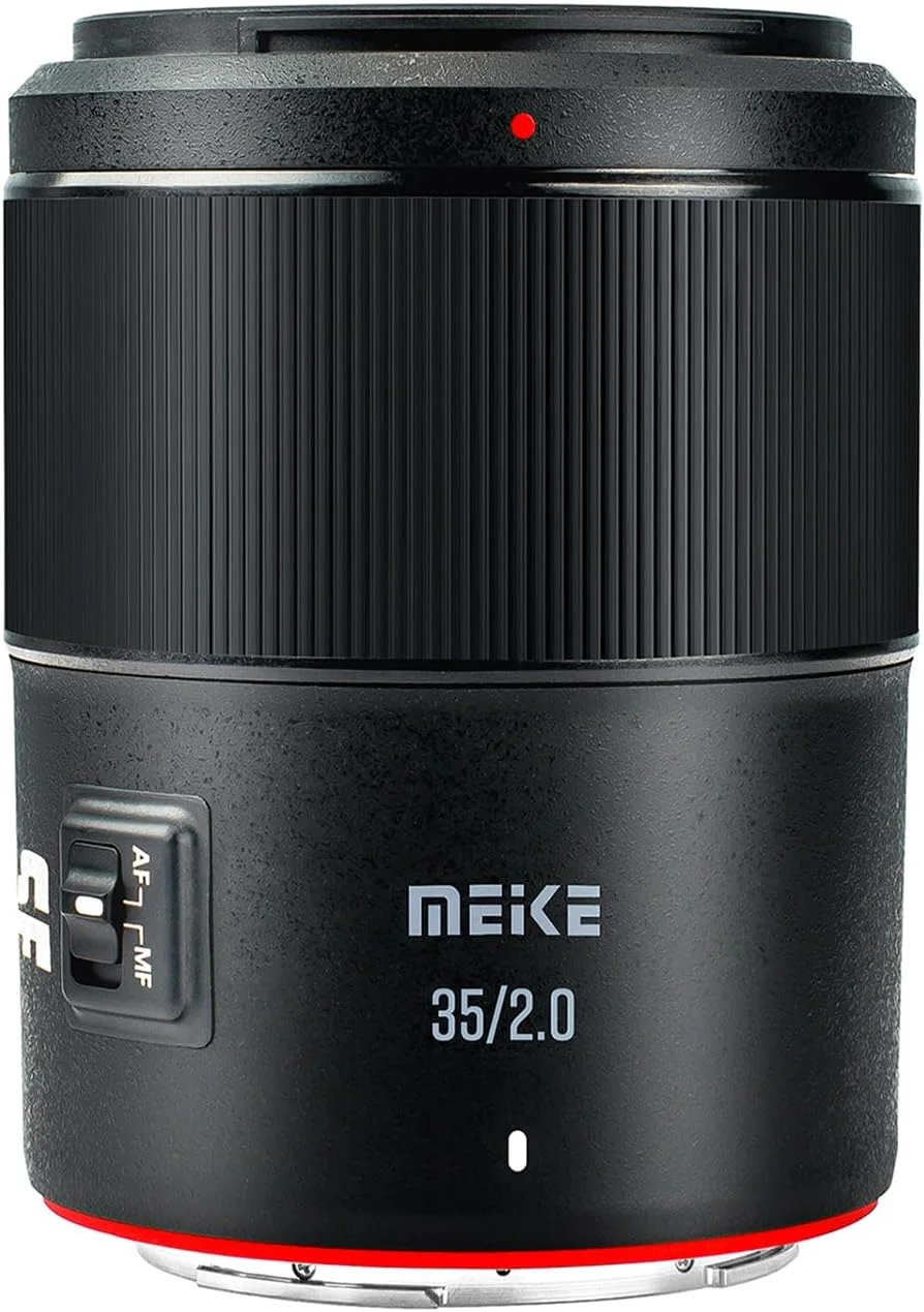 لنز پرایم ثابت 35 میلی‌متری Meike F2.0 با فرمت کامل، موتور پله‌ای STM، فوکوس خودکار و دیافراگم بزرگ برای دوربین‌های بدون آینه نیکون با مانت Z مدل‌های Z5 Z6 Z7 Z6II Z7II Z9 Z30 Z50 Z FC