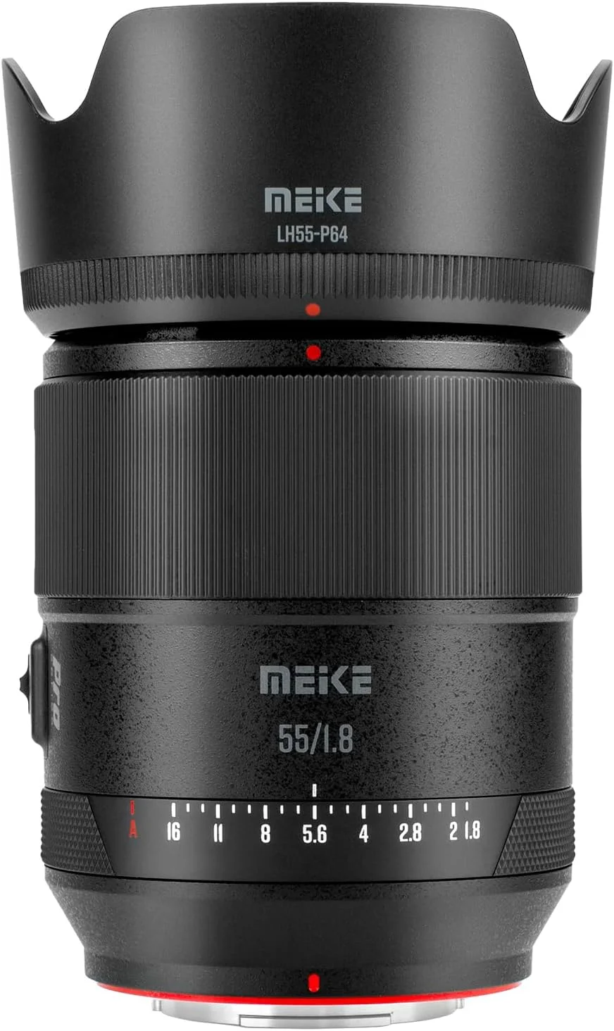 لنز پرایم 55mm F1.8 سری Pro میکه با فوکوس خودکار STM، فول فریم، استاندارد، رزولوشن بالا 8K، مناسب عکاسی پرتره، سازگار با دوربین های فوجی فیلم X مانت مدل های X-T1 X-T2 X-T3 X-T4 X-T5 X-T10 X-T20 X-T100