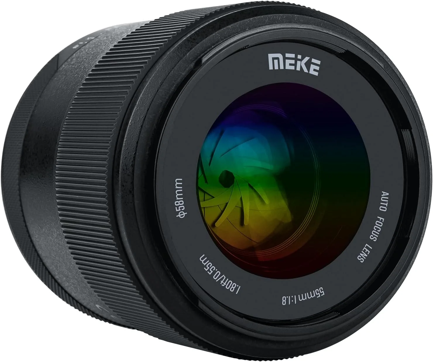 لنز پرایم 55 میلی‌متری Meike F1.8 Pro Series با فوکوس خودکار STM، فول فریم، استاندارد، رزولوشن بالا 8K، مناسب برای دوربین‌های Sony E Mount مدل‌های A7 A7R A7IV A7R IV A7III A7RII A7RIII A7SIII A9 A7C A7CII