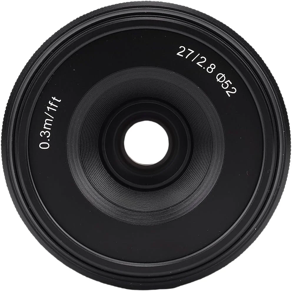 لنز فوکوس خودکار GOWENIC AF27mm F2.8، لنز پرایم فوکوس خودکار موتور پله ای با دیافراگم بزرگ برای دوربین های بدون آینه APS-C با مانت E سری A5000 A6000 A6400 NEX