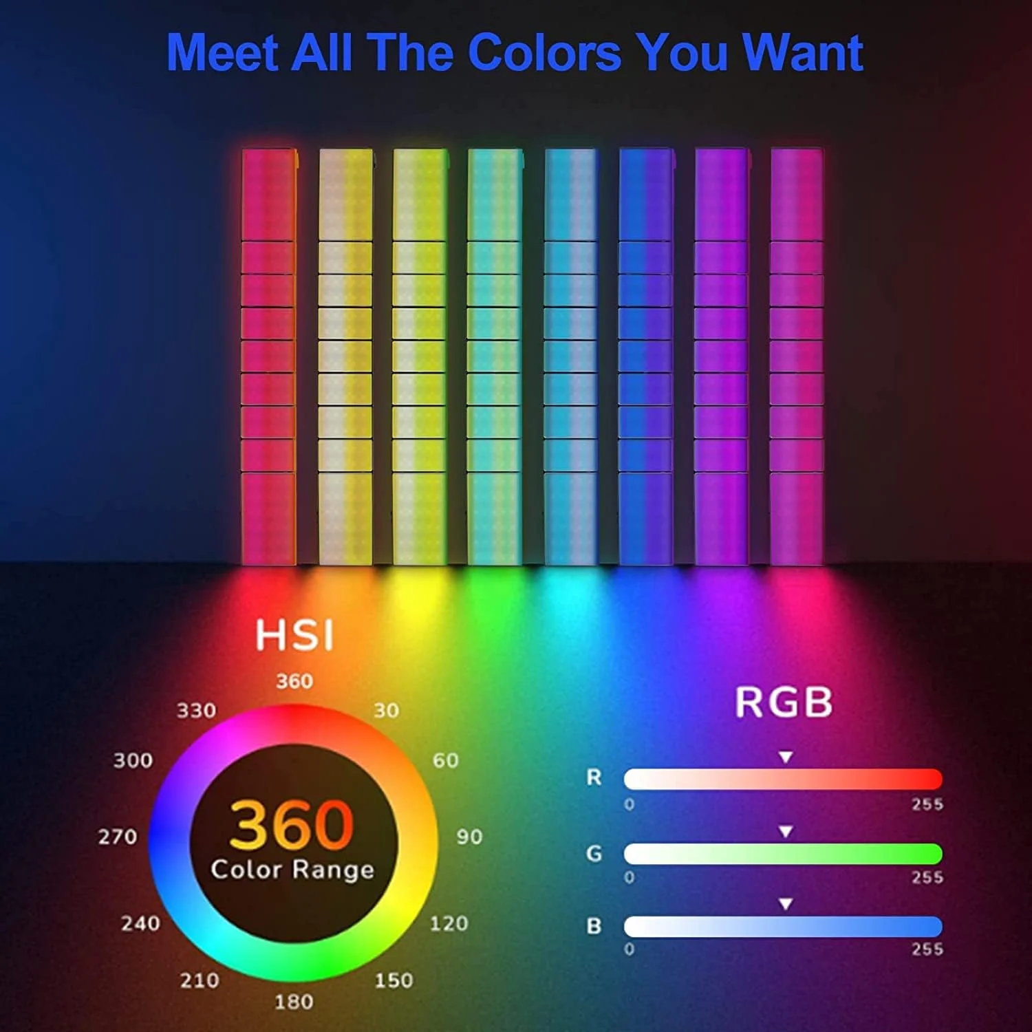 چراغ RGB منعطف SIRUI مدل B25R، نور LED قابل تنظیم با دمای رنگی 2700-8500K و روشنایی، مناسب استریم ویدیو با ترکیب سریع چراغ RGB منعطف SIRUI مدل B25R، نور LED قابل تنظیم با دمای رنگی 2700-8500K و روشنایی، مناسب استریم ویدیو با ترکیب سریع