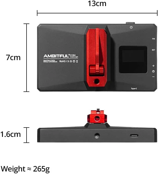 نور RGB آمبیتفول (A1 مینی RGB)