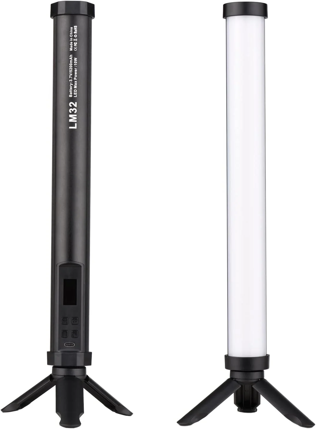 چراغ استودیویی دستی RGB مدل Irovami 10W، نور حرفهای برای عکاسی و فیلمبرداری با دمای رنگی دوگانه 2500K-9900K، روشنایی قابل تنظیم 0-100% و 21 جلوه نوری ویژه و آهنربایی چراغ استودیویی دستی RGB مدل Irovami 10W، نور حرفهای برای عکاسی و فیلمبرداری با دمای رنگی دوگانه 2500K-9900K، روشنایی قابل تنظیم 0-100% و 21 جلوه نوری ویژه و آهنربایی