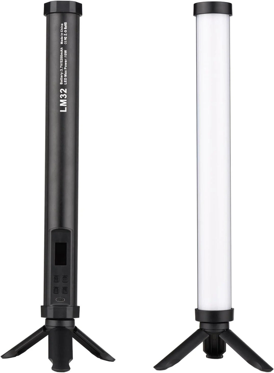 عصای نور الایدی RGB لایموس 10 وات، قابل حمل، مناسب نورپردازی حرفهای عکس و فیلم، دمای رنگی دوگانه 2500K-9900K، روشنایی قابل تنظیم 0-100%، دارای 21 جلوه نوری ویژه عصای نور الایدی RGB لایموس 10 وات، قابل حمل، مناسب نورپردازی حرفهای عکس و فیلم، دمای رنگی دوگانه 2500K-9900K، روشنایی قابل تنظیم 0-100%، دارای 21 جلوه نوری ویژه