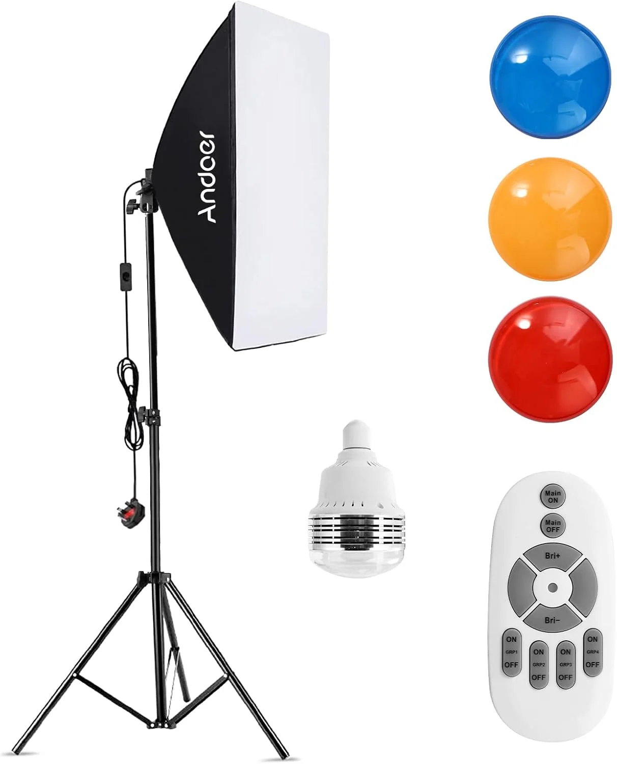 چراغ های عکاسی، میله چراغ RGB دستی نور ویدئویی عکاسی دمای دو رنگ 2500K-9900K 12 سطح روشنایی قابل تنظیم با 7 نوع جلوه نورپردازی ویژه جذب مغناطیسی برای