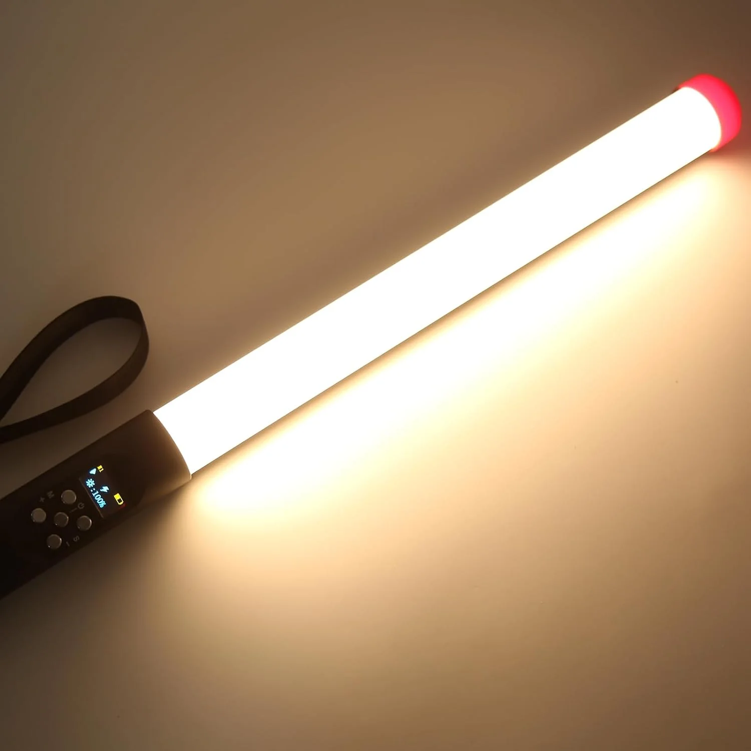 چراغ عکاسی RGB، میله نور دستی قابل شارژ USB، چراغ LED دستی برای عکاسی 3000-6000K رابط Type-C، 90 دقیقه عمر باتری