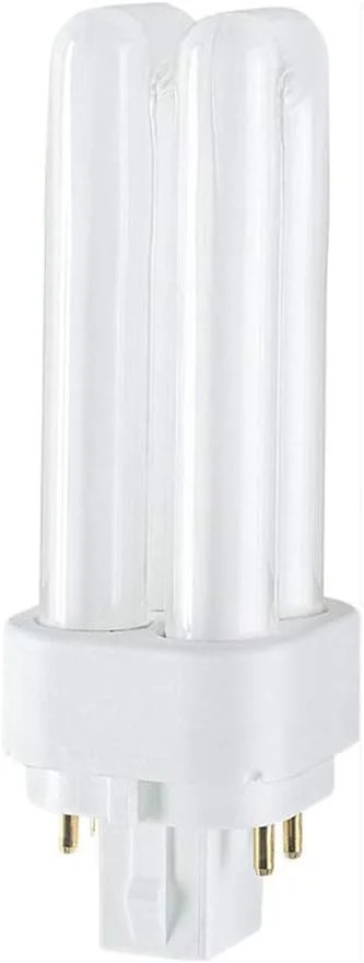 لامپ کم مصرف اسرام Dulux D/E، دو عدد (13 وات) 4 پین G24Q-3، 855 لومن Lumilux - نور روز / کلاس انرژی A، USB
