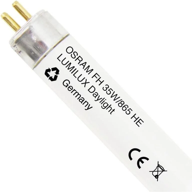 لامپ فلورسنت 35 وات T5 HE اوسرام لومیلکس با بازدهی بالا 6500 کلوین نور روز - بسته 10 عددی (145 سانتی متر) - بسته 10 عددی