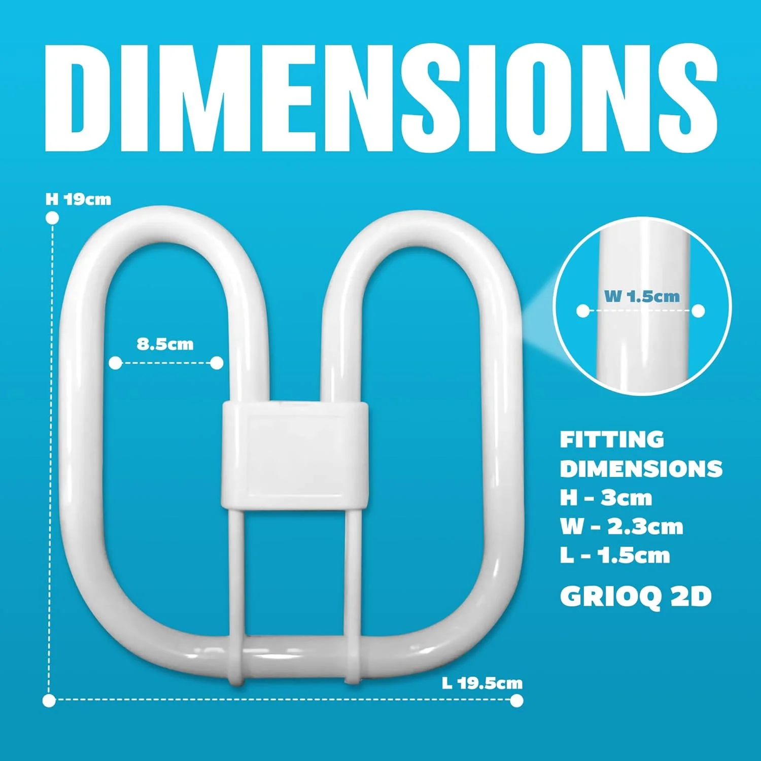 مجموعه جدید 2 عددی لامپ فلورسنت 4 پین کم مصرف 28 وات باریک