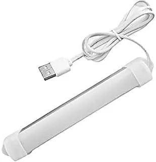 چراغ LED مینی لوله ای USB قابل حمل UT98، 10 اینچ با روشنایی بالا، نور روز خنک برای اتاق های کوچک، مغازه ها، خودرو، نور مینی داخلی، چراغ لوله ای LED خطی مستقیم با سیم 1 متری و 2 عدد لامپ مینی USB