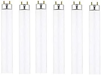 لامپ مهتابی 15 وات T8 دیسمیو، پایه دو پین متوسط، 6500 کلوین - نور روز، بسته 6 عددی