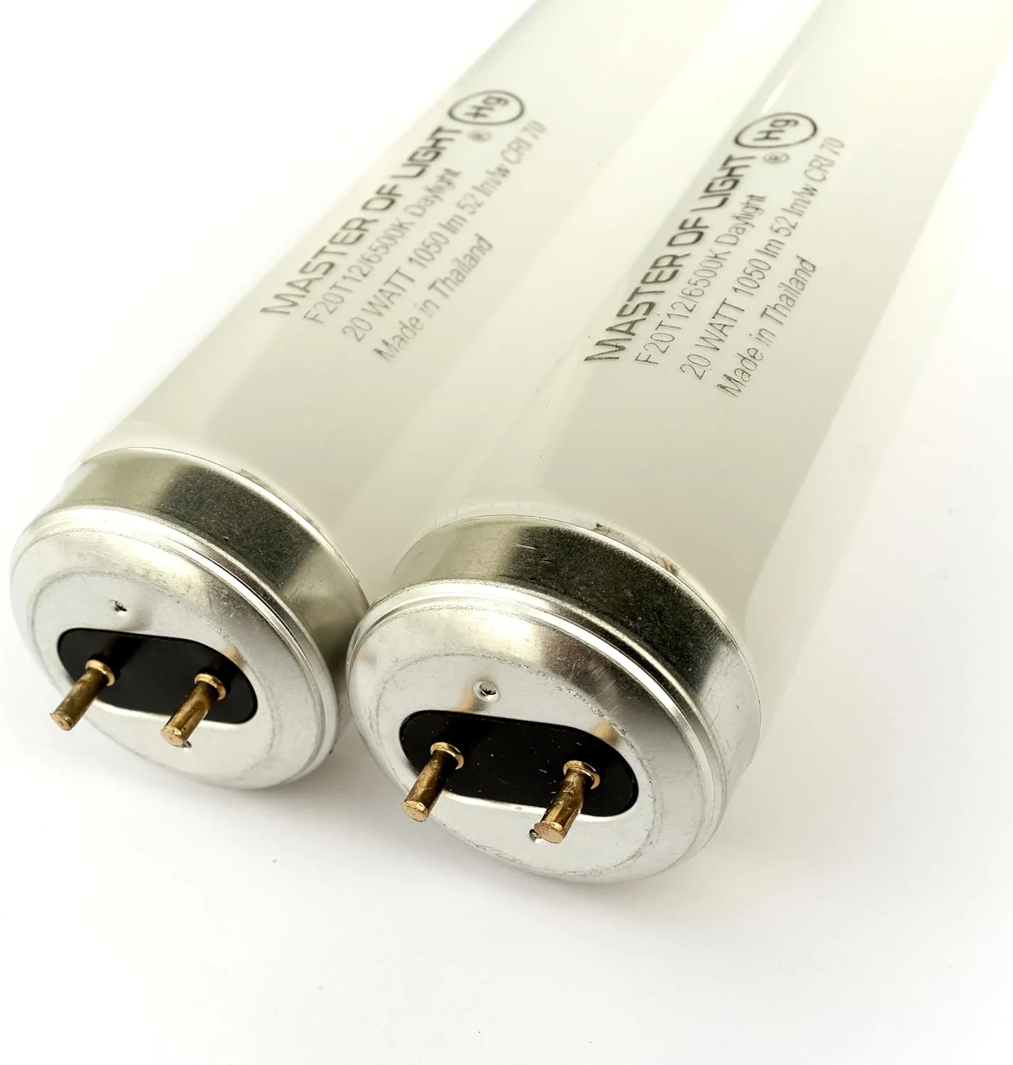 (بسته 2 عددی) لامپ مهتابی 2 فوتی F20T12/D، 20 وات، نور روز، T12، 20 وات، 6500 کلوین، قطر 1.5 اینچ، جایگزین F20T12/D/ECO/UPC F20T12/SUN/ECO F20T12/D/ECO F20T12/D/ALTO (2)