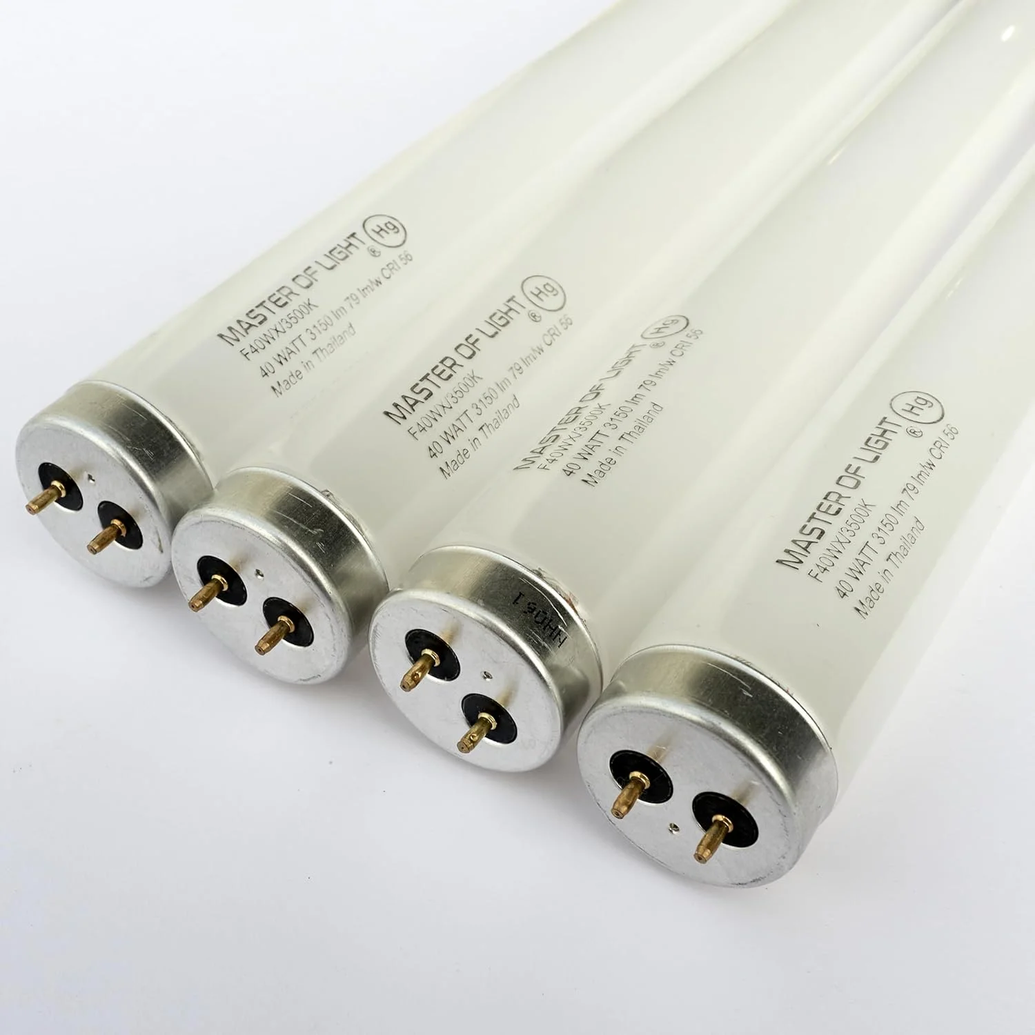 (بسته 4 عددی) لامپ مهتابی 4 فوتی F40/WX، 40 وات T12، سفید طبیعی 40W F40T12 3500K، قطر 1.5 اینچ، جایگزین F40N/ECO F40/D35/ECO F40T12/735/ECO F40SP35/ECO F40SPX35/ECO F40WX F40T12/NX/ALTO (4)