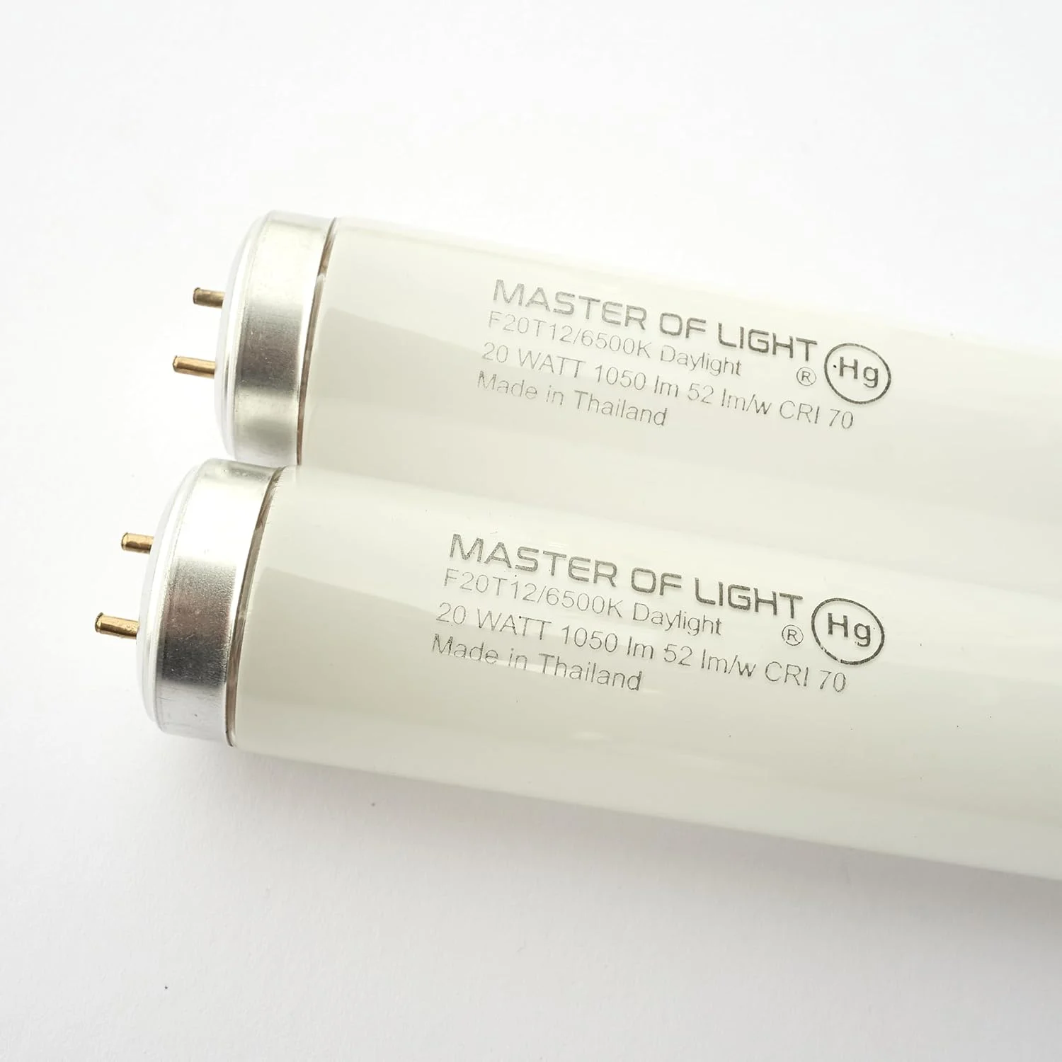 (بسته 2 عددی) لامپ مهتابی 2 فوتی F20T12/D، 20 وات، نور روز، T12، 20 وات، 6500 کلوین، قطر 1.5 اینچ، جایگزین F20T12/D/ECO/UPC F20T12/SUN/ECO F20T12/D/ECO F20T12/D/ALTO (2)