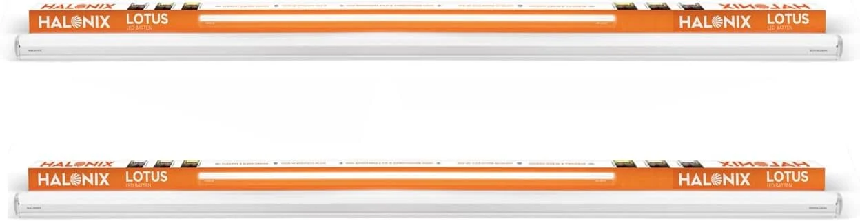 چراغ LED خطی مربعی Halonix Flare، 36 وات (بسته 2 عددی، سفید یخی، مربعی)