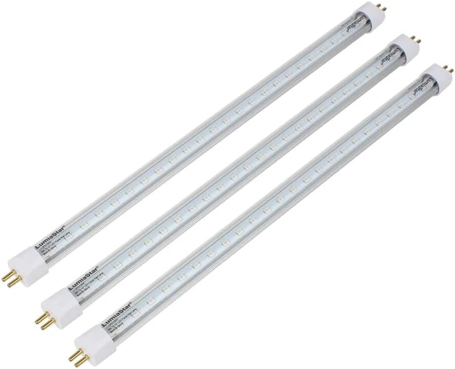 بسته 3 عددی لامپ LED T5 قرمز 8 واتی 12 اینچی جایگزین لامپ فلورسنت F15T5HO برای ارتقاء مستقیم دستگاه رومیزی صورت