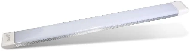 چراغ مهتابی LED کوانتا 20 وات 60 سانتی متری، نور سفید سرد 4000K، مناسب برای روشنایی دیوار و سقف، طول عمر 30000 ساعت