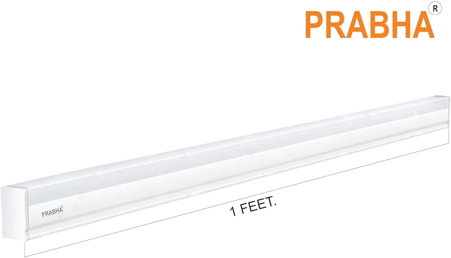 چراغ مهتابی ال ای دی 5 وات 12 ولت DC پرابها، نور سفید گرم-زرد، سایز 30 سانتیمتر (بسته 2 عددی)