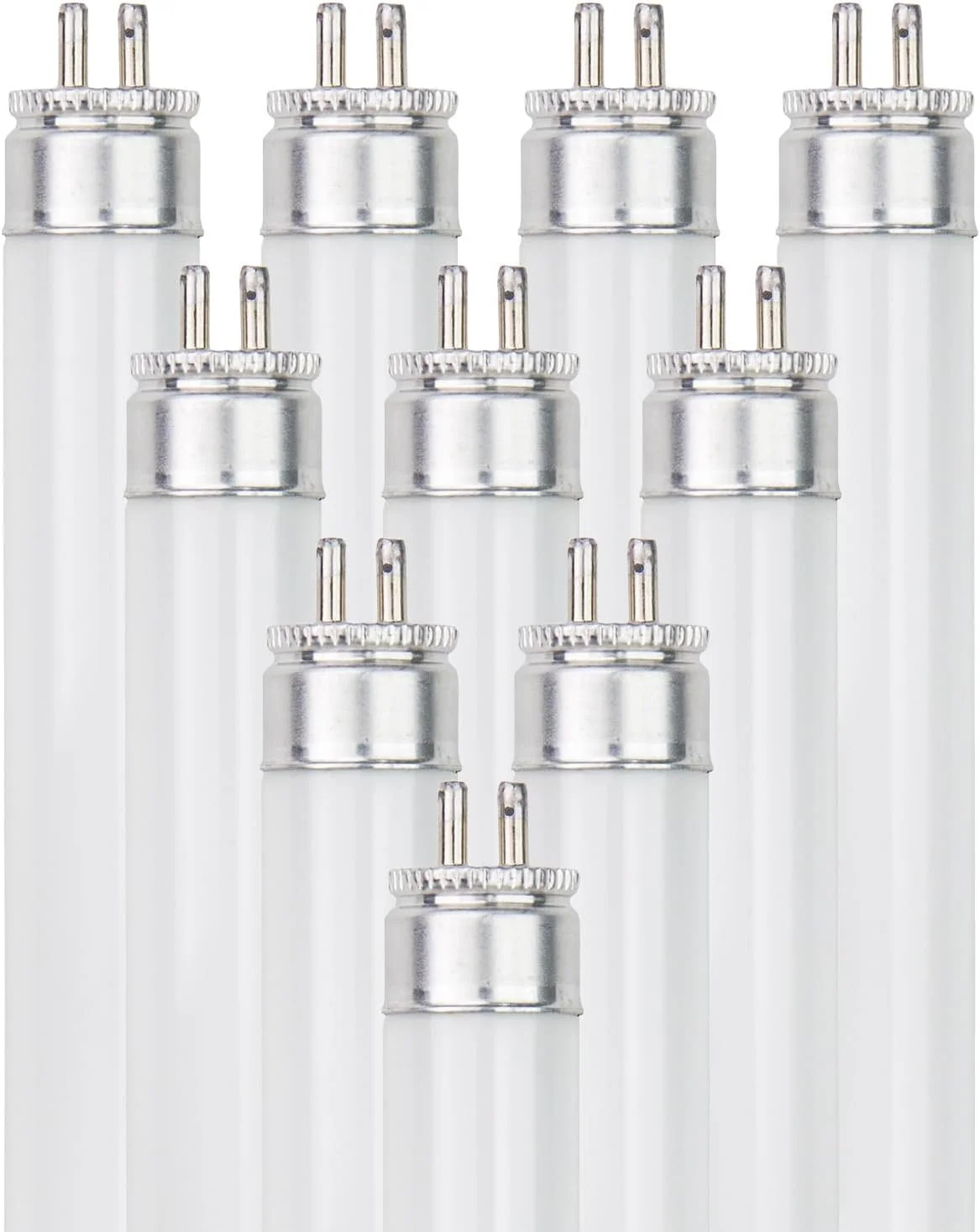 لامپ فلورسنت خطی 8 وات SunLite F8T5/CW با پایه مینی دو پین، سفید سرد، بسته 10 عددی