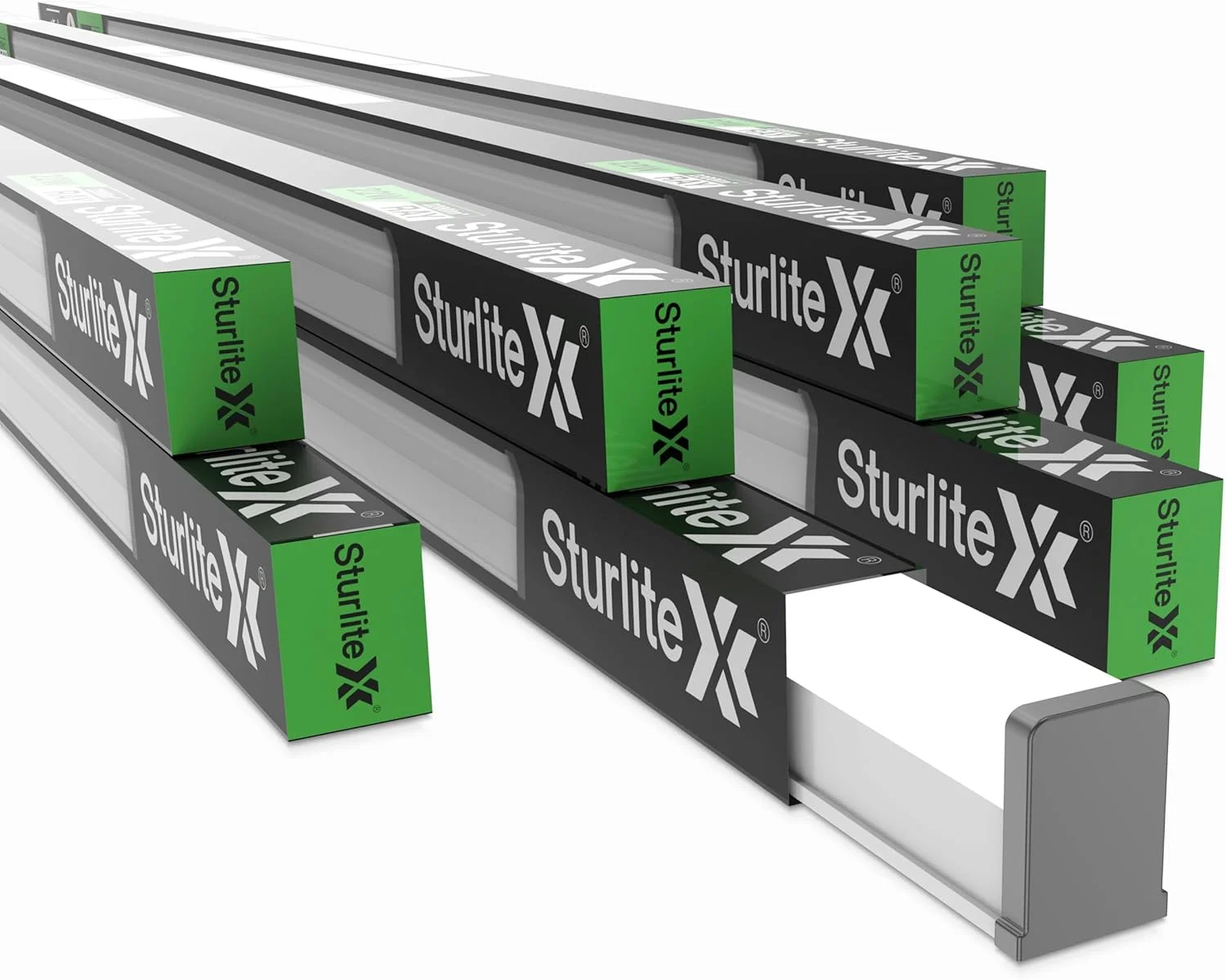 چراغ مهتابی ال ای دی 22 وات Sturlite Ray | نور سفید سرد 6500K | طراحی شیک و ظریف با تکنولوژی CRI | طول عمر نامی 25000 ساعت | 2200 لومن - بسته 8 عددی