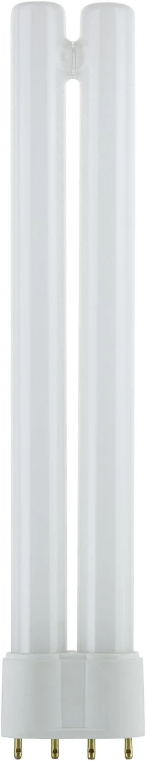 لامپ فلورسنت فشرده دوقلو سانلایت FT18DL/835، 18 وات، نور سفید طبیعی 3500 کلوین، پایه 2G11