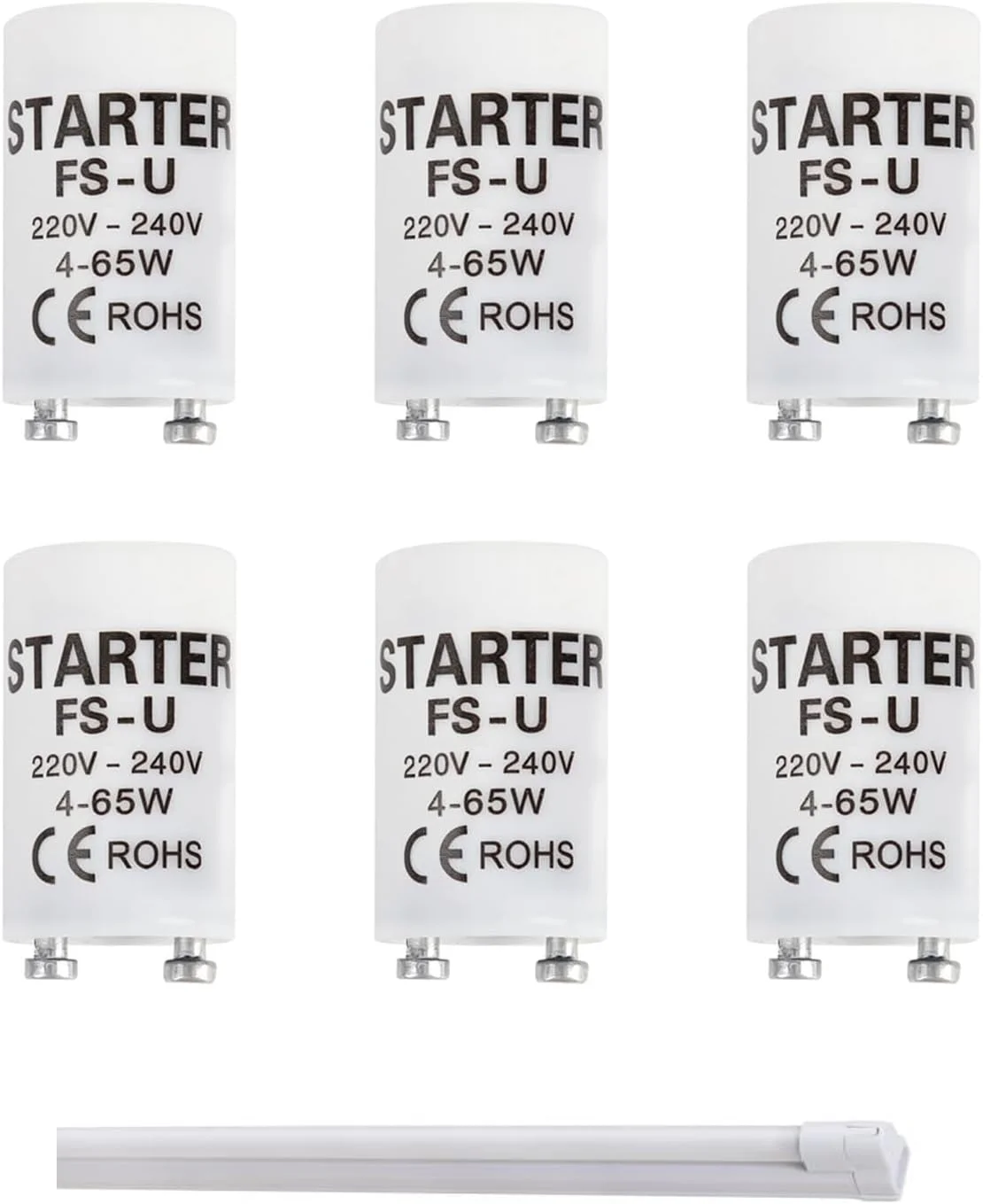 استارتر چراغ فلورسنت، 6 عدد استارتر برای چراغ فلورسنت، اتصالات چراغ فلورسنت برای لامپ های مهتابی و چراغ های فلورسنت استارتر چراغ فلورسنت، 6 عدد استارتر برای چراغ فلورسنت، اتصالات چراغ فلورسنت برای لامپ های مهتابی و چراغ های فلورسنت