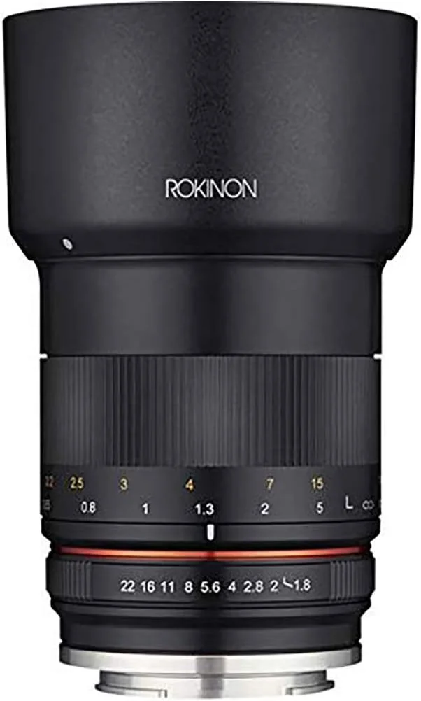 لنز 85mm f/1.8 با فوکوس دستی Rokinon برای دوربین های سری Sony E Mount Nex - مشکی