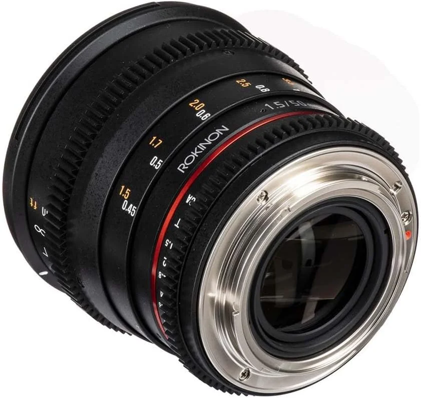 لنز 50mm T1.5 Rokinon Cine DS برای Canon مشکی مدل DS50M-C