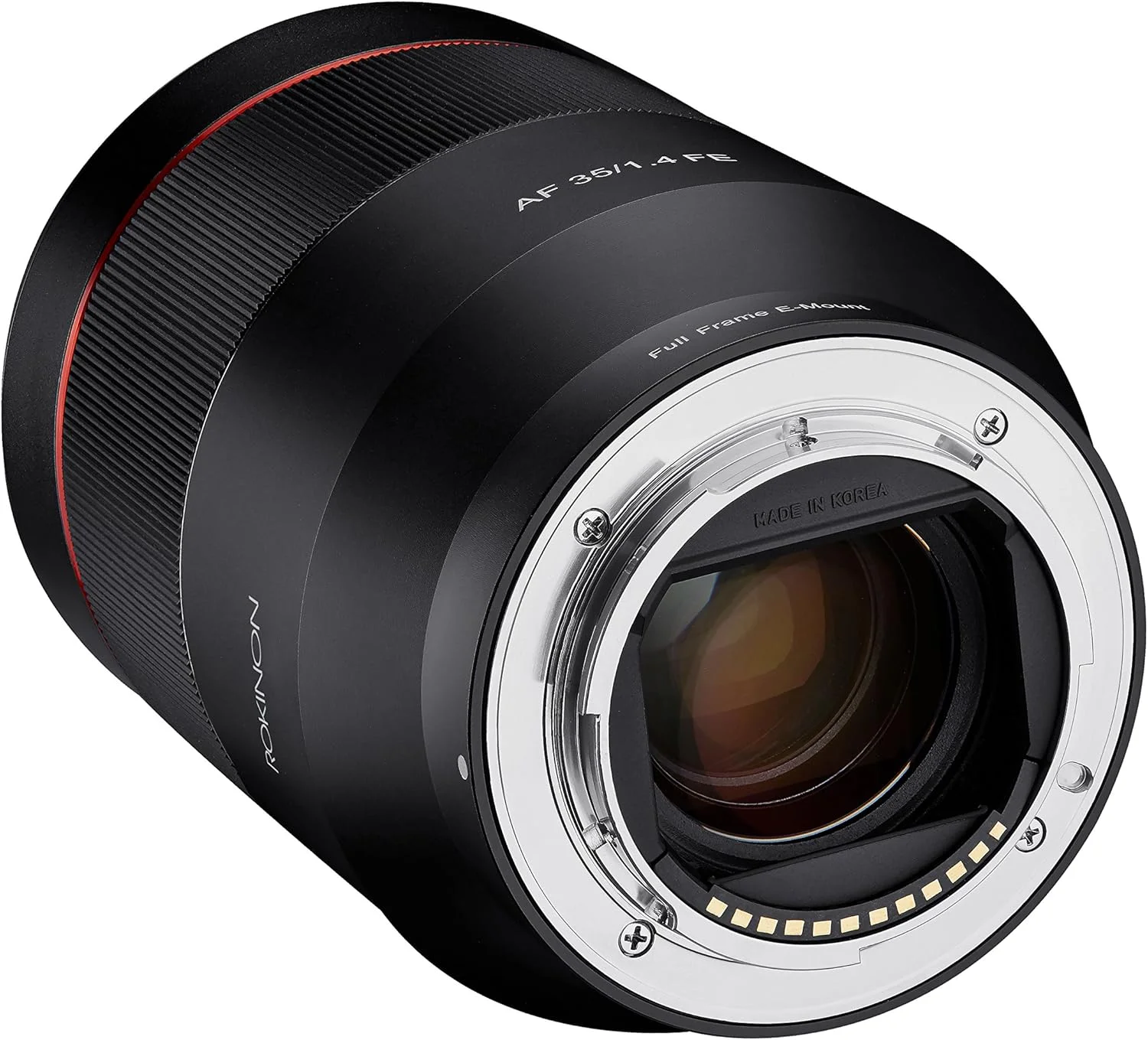 لنز فول فریم 35mm f/1.4 با زاویه دید باز و فوکوس خودکار روکینون برای مانت Sony FE، مشکی (IO3514-E)، سایز واحد