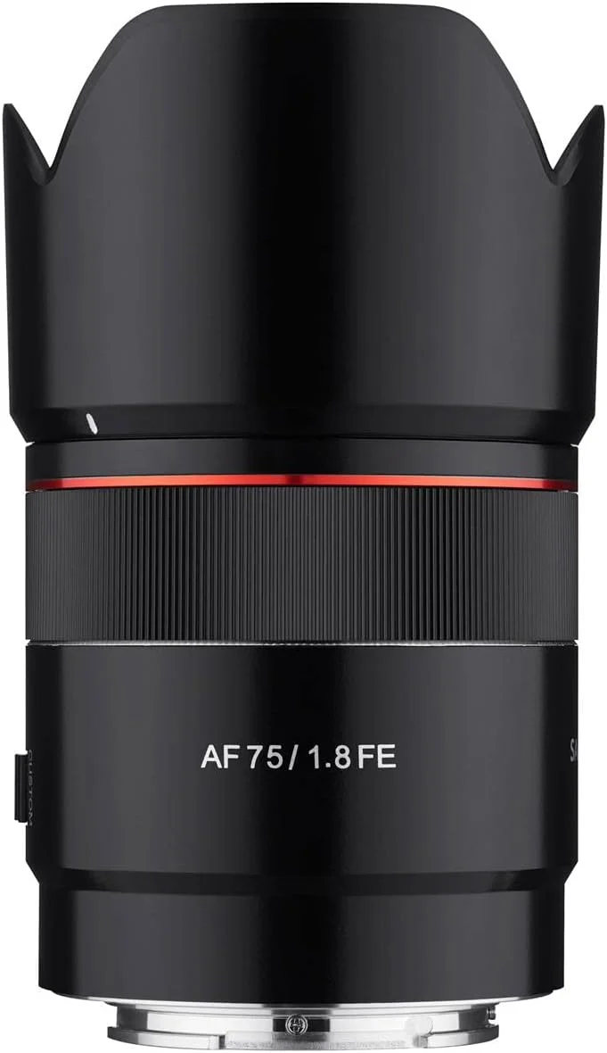 لنز تله فوتو سام یانگ AF 75mm F1.8 با فوکوس خودکار و مانت Sony FE، مشکی (SYIO75AF-E)