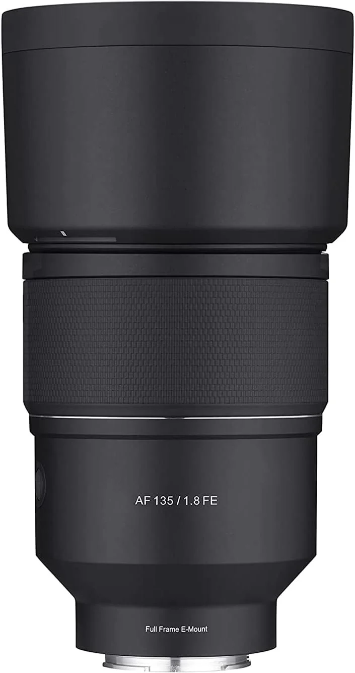 لنز تله فوتو 135mm F1.8 AF فول فریم با فوکوس خودکار Samyang برای دوربین های Sony E Mount، مشکی، SYIO13518-E