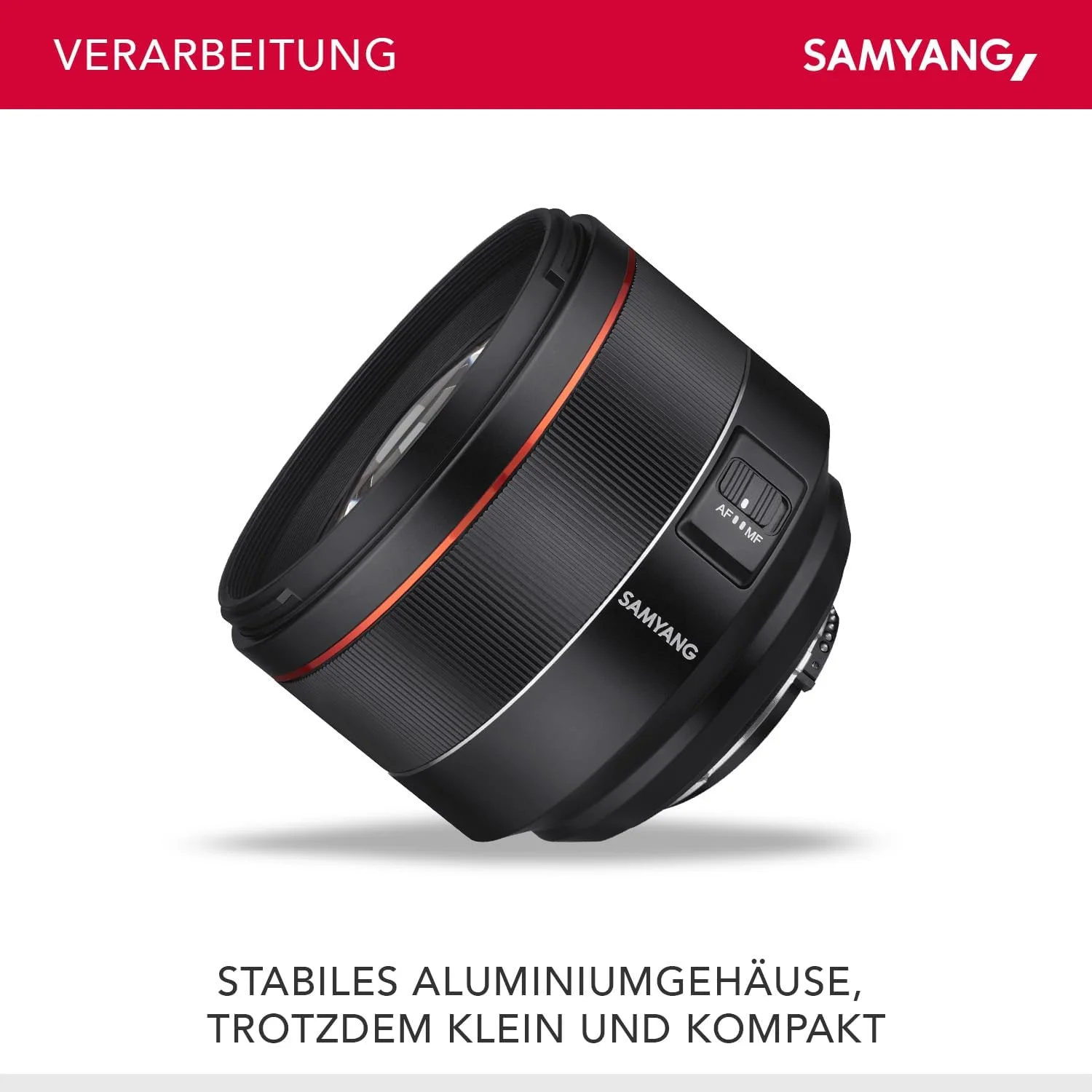 لنز سامیانگ AF 85mm f1.4 با فوکوس خودکار برای دوربین های نیکون با مانت F لنز سامیانگ AF 85mm f1.4 با فوکوس خودکار برای دوربین های نیکون با مانت F