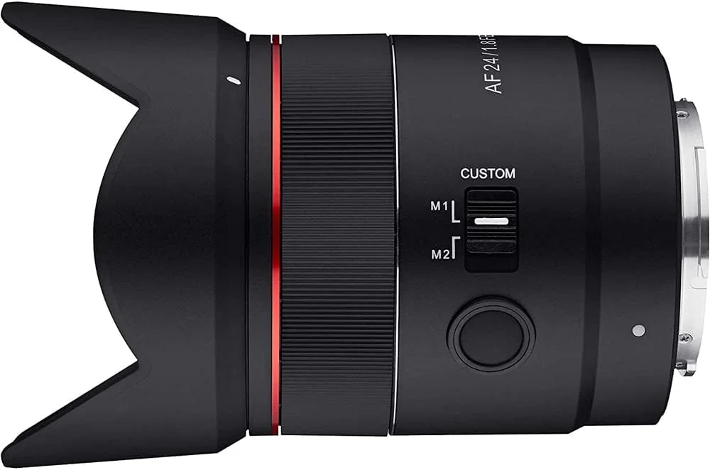 لنز زاویه باز 24mm F1.8 AF سام یانگ، فول فریم کامپکت برای سونی E، مشکی (SYIO2418-E) لنز زاویه باز 24mm F1.8 AF سام یانگ، فول فریم کامپکت برای سونی E، مشکی (SYIO2418-E)