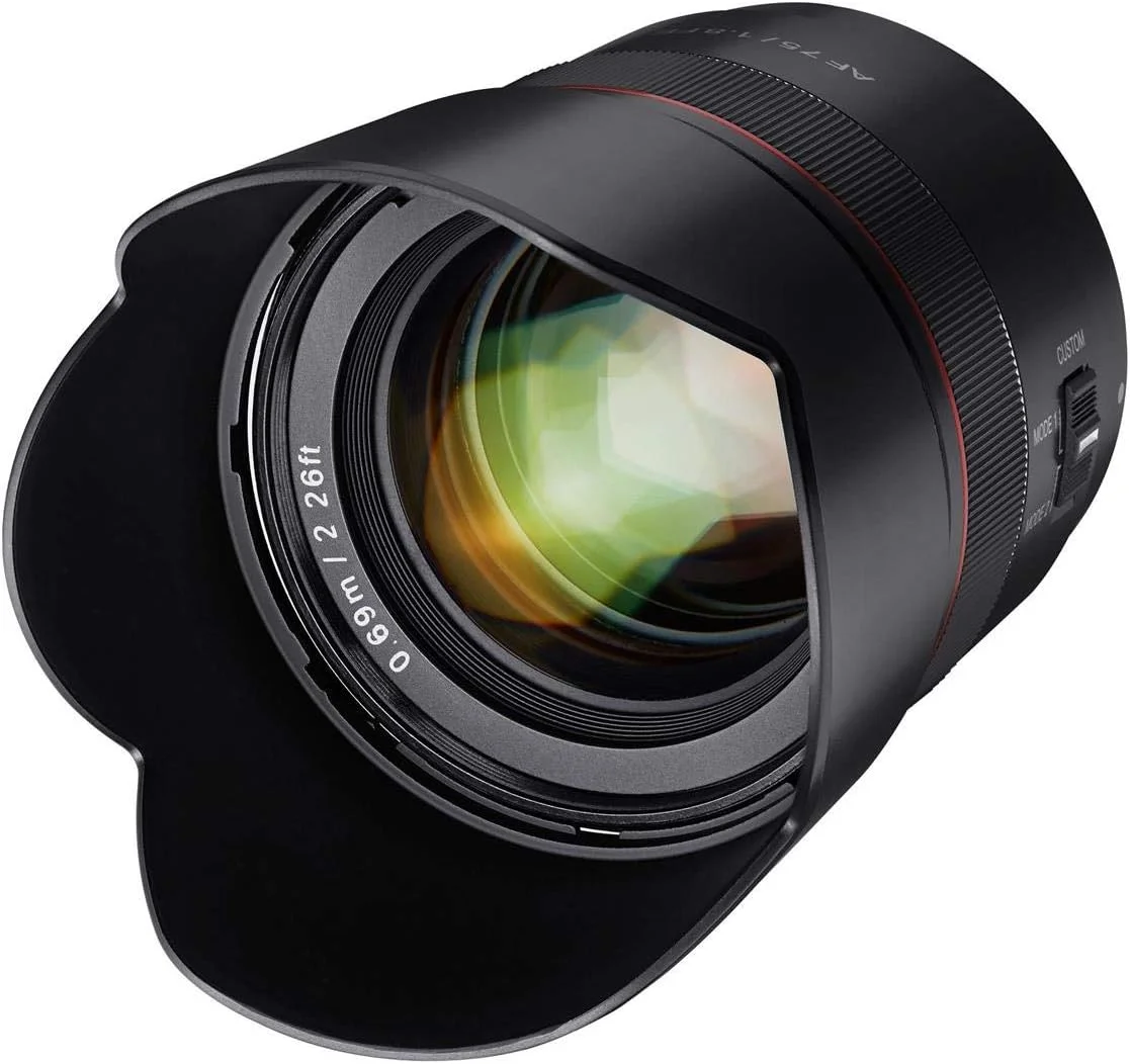 لنز تله فوتو سام یانگ AF 75mm F1.8 با فوکوس خودکار و مانت Sony FE، مشکی (SYIO75AF-E) لنز تله فوتو سام یانگ AF 75mm F1.8 با فوکوس خودکار و مانت Sony FE، مشکی (SYIO75AF-E)