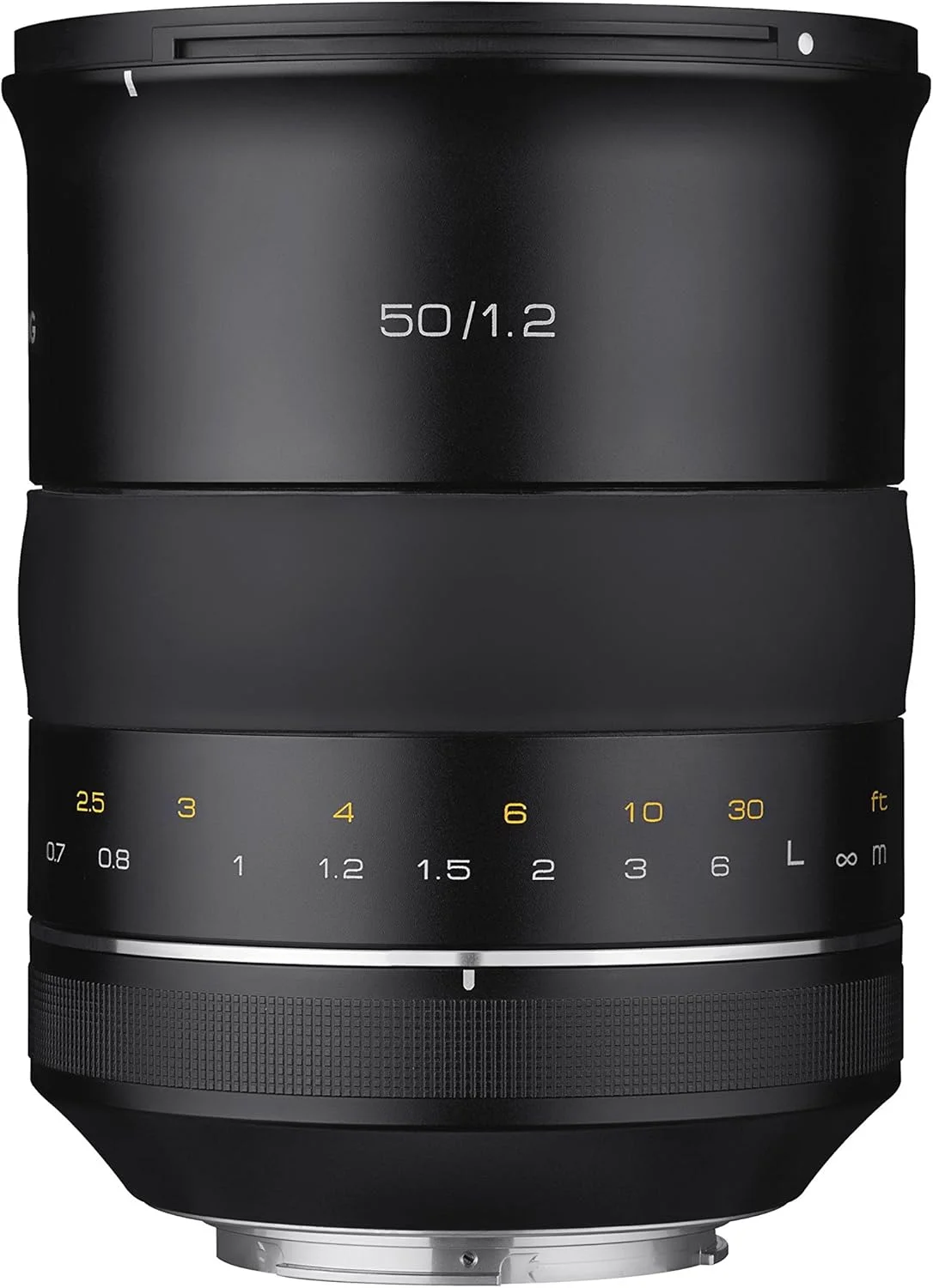 لنز Samyang SA8020 - XP 50mm F / 1.2 AE (دهانه دیافراگم F1.2، لنزهای غیرکروی و با ضریب شکست بالا، 50 مگاپیکسل برای عکس و فیلم 8K)