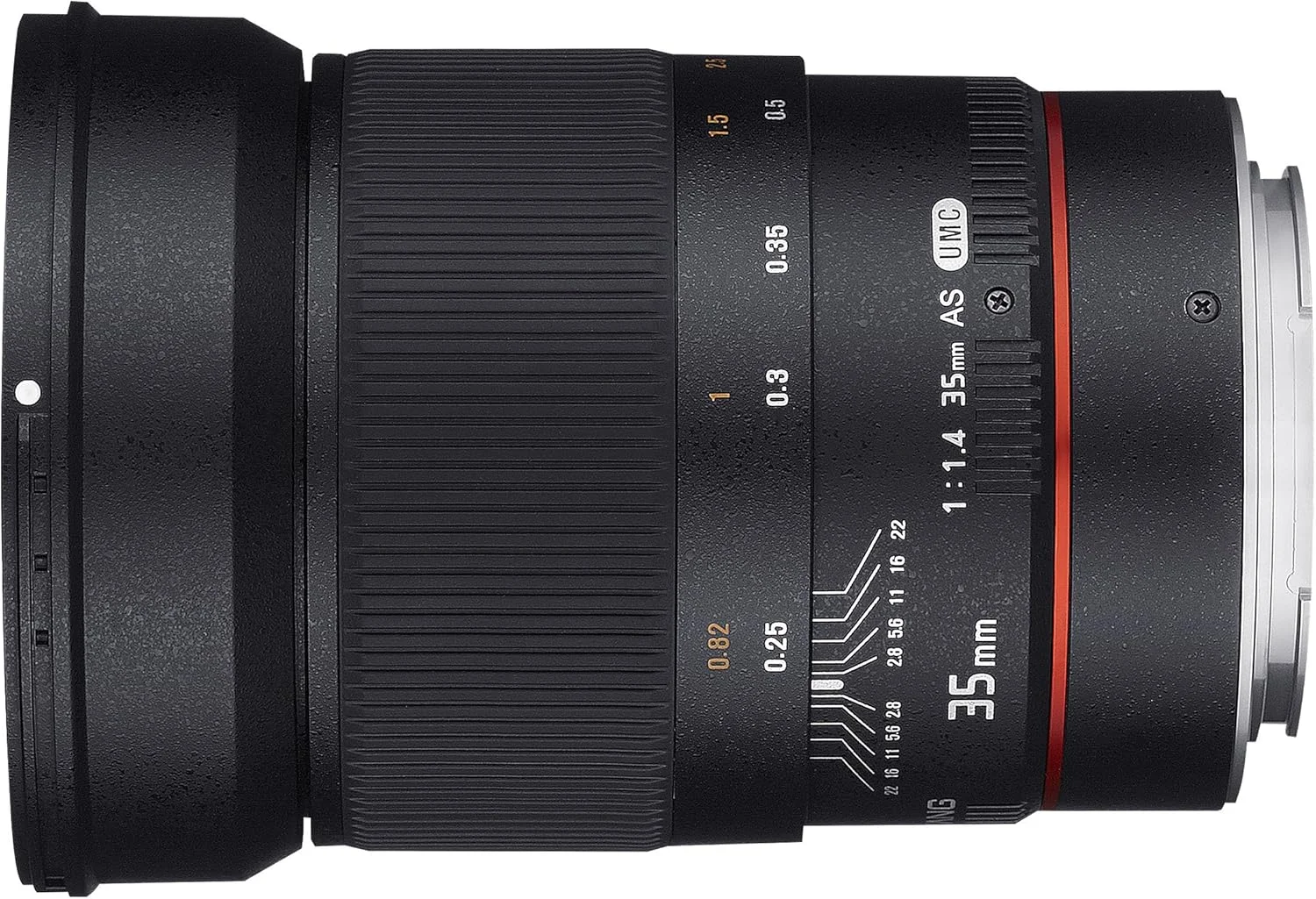 لنز 35mm F1.4 آسفریکال Samyang SYAE35M-C با چیپ برای دوربین های Canon AE/EF-S لنز 35mm F1.4 آسفریکال Samyang SYAE35M-C با چیپ برای دوربین های Canon AE/EF-S