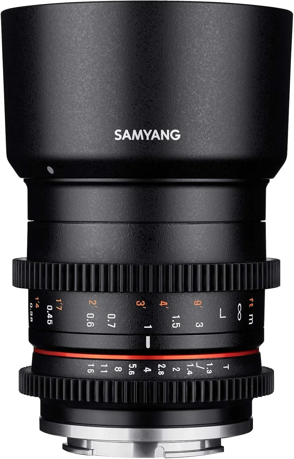 لنز ویدیویی 35 میلی‌متری Samyang T1.3 VCSC با فوکوس دستی برای فوجی X - مشکی