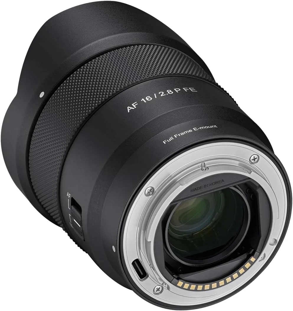 لنز سام یانگ پریما 16mm F2.8 AF واید انگل کامپکت فول فریم برای مانت سونی FE لنز سام یانگ پریما 16mm F2.8 AF واید انگل کامپکت فول فریم برای مانت سونی FE