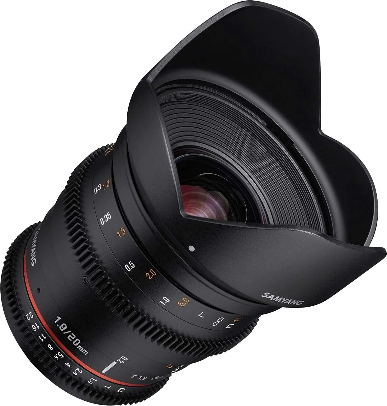 لنز ویدیویی 20 میلیمتری Samyang T1.9 VDSLR با فوکوس دستی برای Canon - مشکی لنز ویدیویی 20 میلیمتری Samyang T1.9 VDSLR با فوکوس دستی برای Canon - مشکی