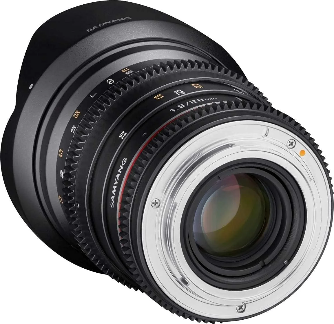 لنز ویدیویی 20 میلیمتری Samyang T1.9 VDSLR با فوکوس دستی برای Canon - مشکی لنز ویدیویی 20 میلیمتری Samyang T1.9 VDSLR با فوکوس دستی برای Canon - مشکی