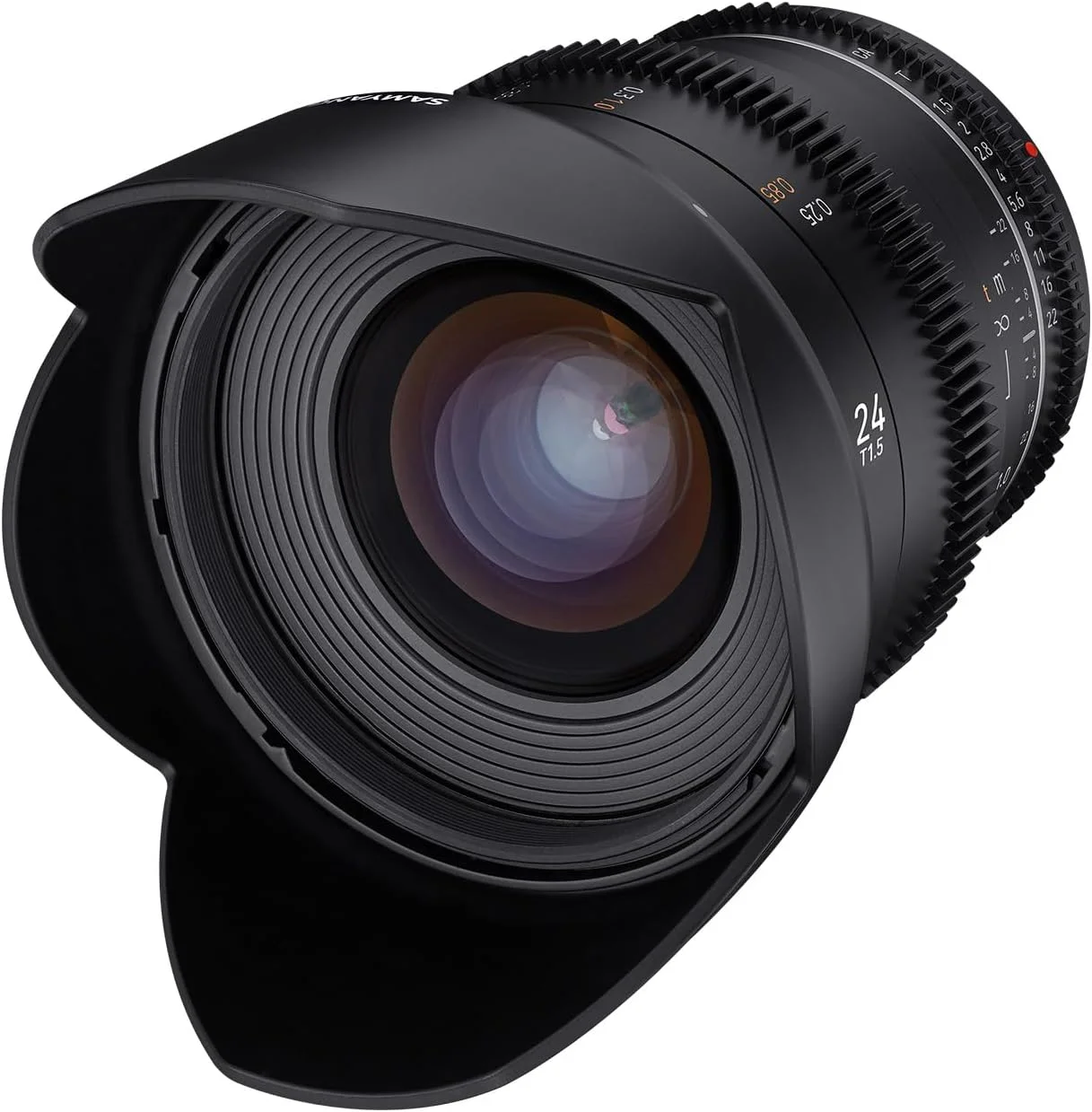 لنز فیلمبرداری 24mm T1.5 VDSLR MK2 با فوکوس دستی سامیانگ برای کانن