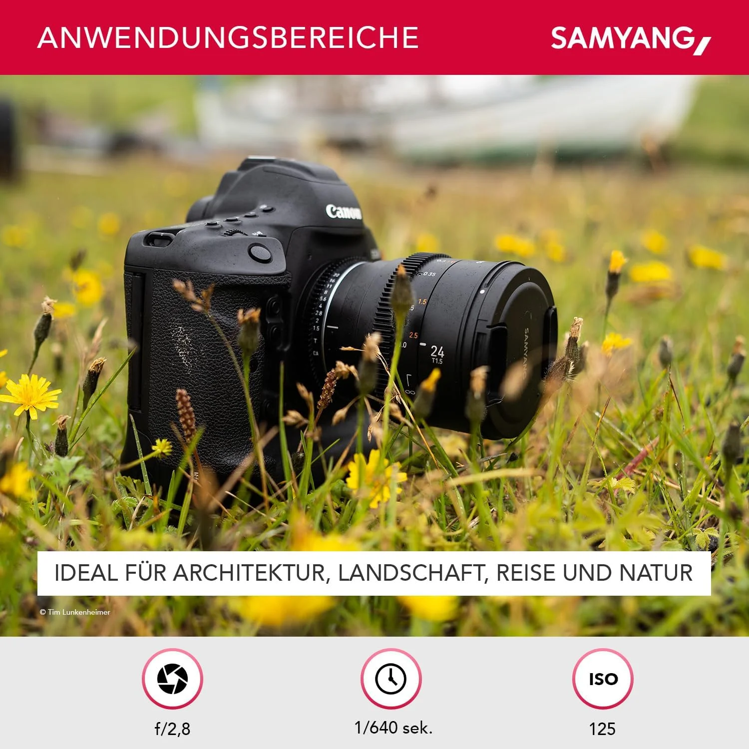 لنز فیلمبرداری 24mm T1.5 VDSLR MK2 با فوکوس دستی سامیانگ برای کانن لنز فیلمبرداری 24mm T1.5 VDSLR MK2 با فوکوس دستی سامیانگ برای کانن