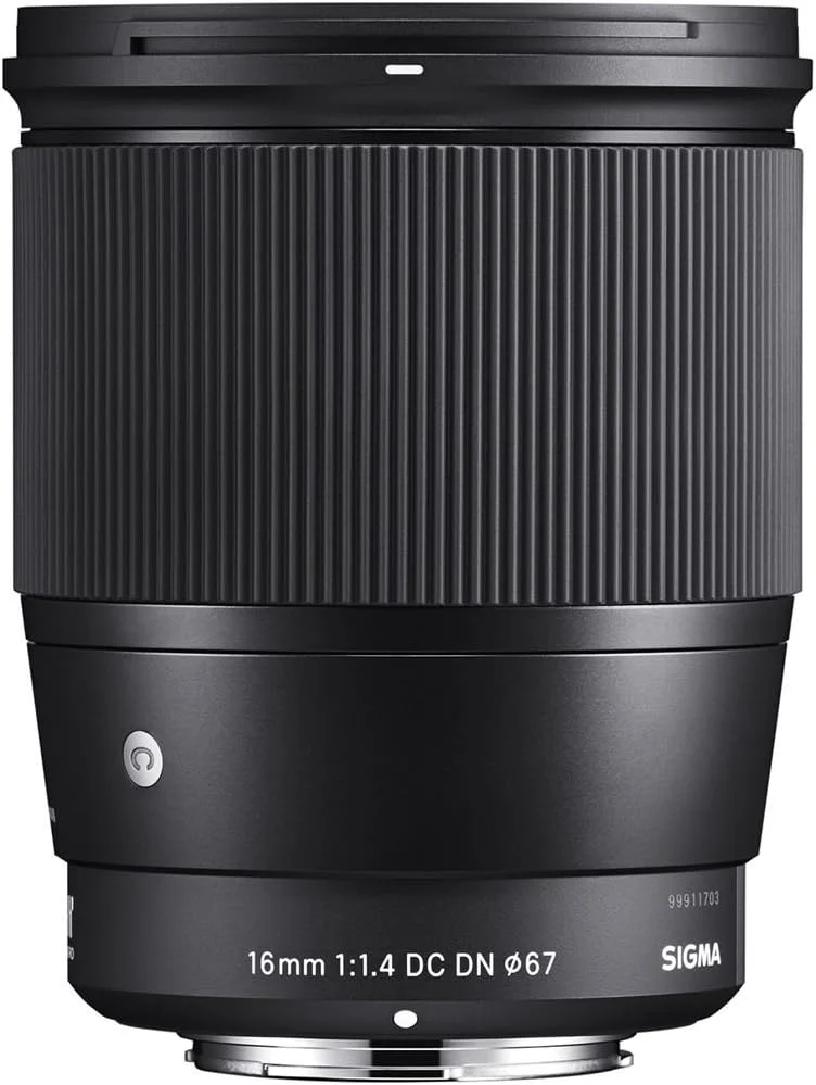 لنز سیگما 402965 DC DN Contemporary برای سونی E، مشکی، 16mm F/1.4