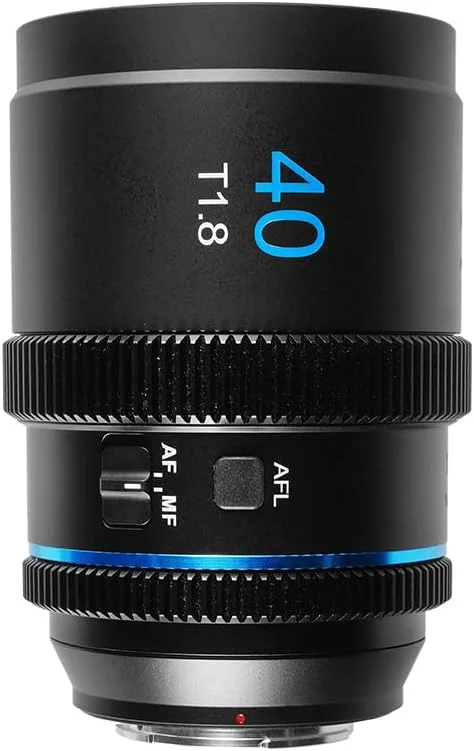لنز آنامورفیک SIRUI 40mm T1.8 1.33x S35 AF با مانت E و Flare های خنثی