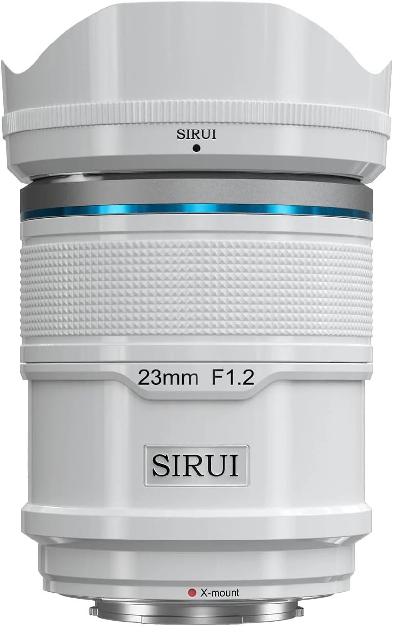لنز فوکوس خودکار 23 میلی‌متری Sirui Sniper f/1.2 (سازگار با FUJI X، سفید)