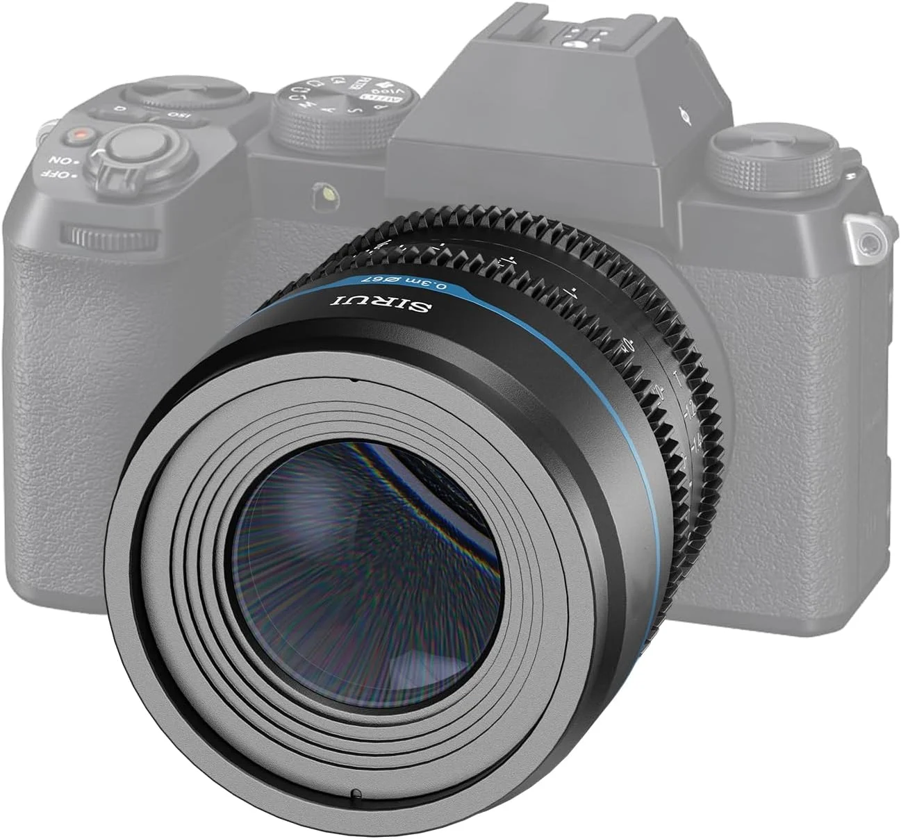 ست لنز سینمایی SIRUI Night Walker با فوکوس دستی، 24 میلی‌متر، 35 میلی‌متر، 55 میلی‌متر، لنز T1.2 با دیافراگم بزرگ و لنز پرایم S35 فریم برای مانت X برای X-H2/H2S، XT-4، XT-3، X-S10 (MS-3SXB، مشکی)