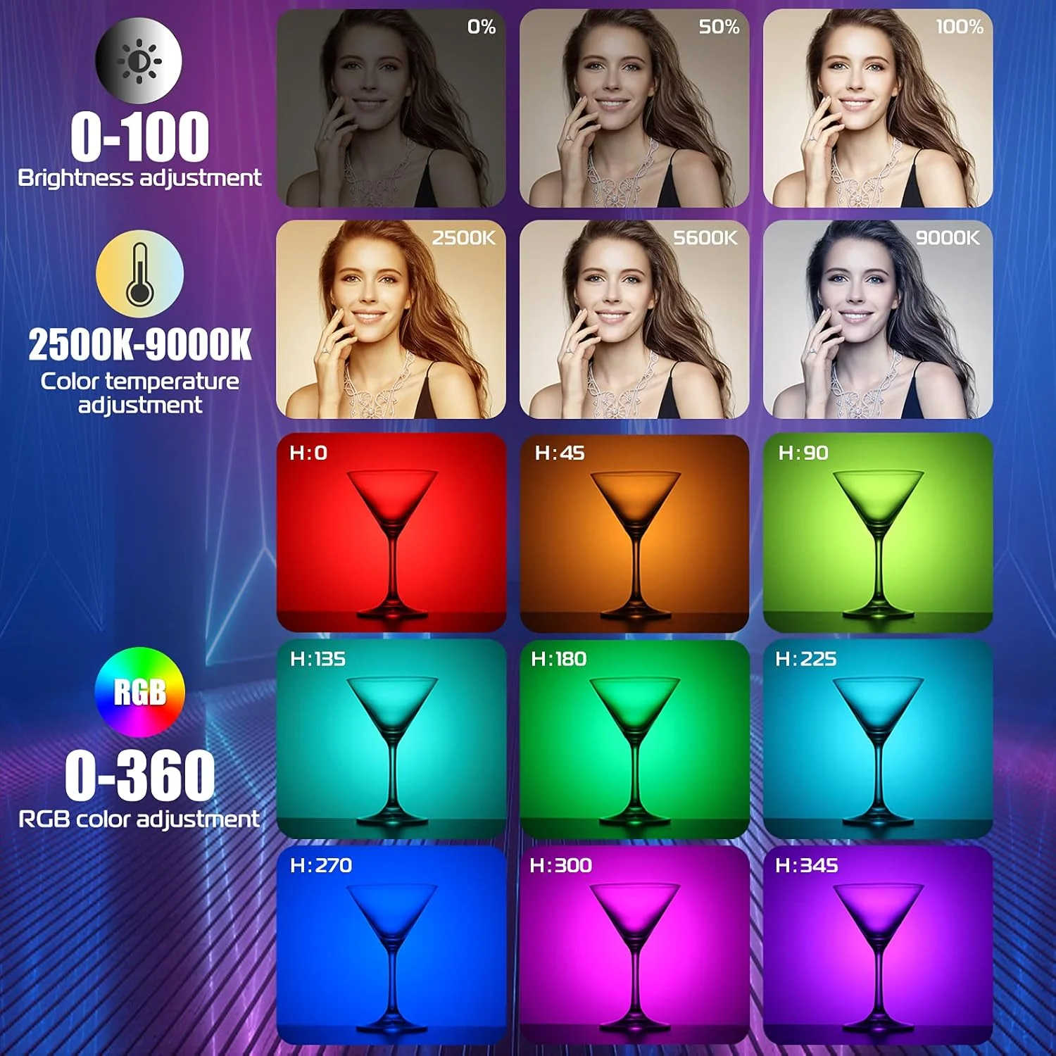 چراغ ال ای دی RGB ULANZI 360° - مینی لایت استیک قابل شارژ برای فیلمبرداری، نور دوربین دیمر شونده با LCD، جذب مغناطیسی چراغ ال ای دی RGB ULANZI 360° - مینی لایت استیک قابل شارژ برای فیلمبرداری، نور دوربین دیمر شونده با LCD، جذب مغناطیسی