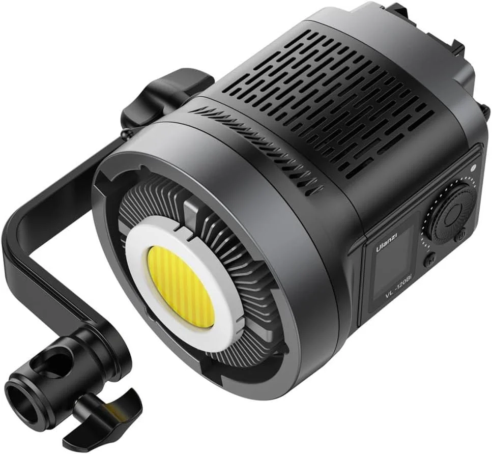 نور ویدئویی دو رنگه 120 وات Ulanzi مدل L065CNA1 با مانت V نور ویدئویی دو رنگه 120 وات Ulanzi مدل L065CNA1 با مانت V